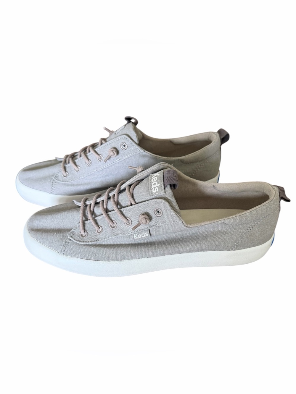 Keds Kickback Canvas Washable Slip On Sneakers - Gray -  8M